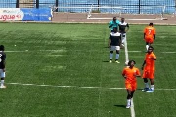La rencontre de Linafoot entre Étoile du Kivu et Bukavu Dawa, stade Tata Raphaël.