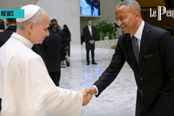Moïse Katumbi reçu par le Pape Léon au Vatican.